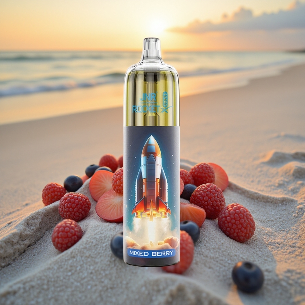 JNR Rocket-X 12400 Puffs Izdzeramais Vītņojamais Gaiss RGB Gaismas 1.2ohm Tīkls Jauktās Ogles