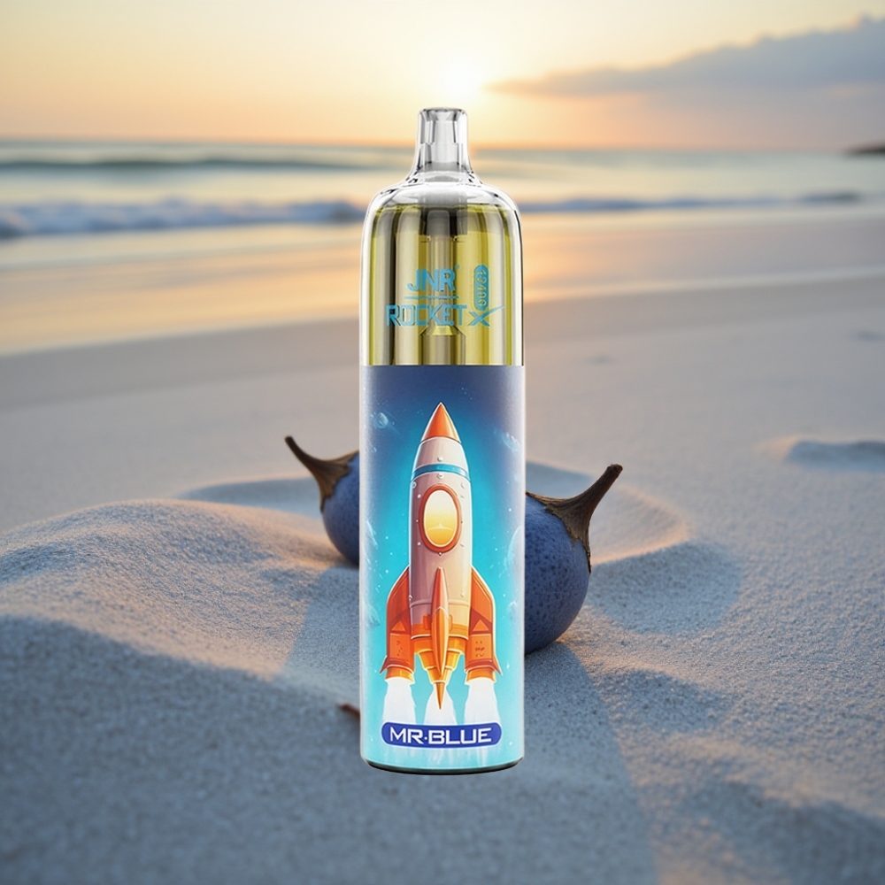 JNR Rocket-X 12400 Puffs Vienreizējās lietošanas vape Mr Zils (Adjustable Airflow, RGB, 1.2ohm, 25ml)
