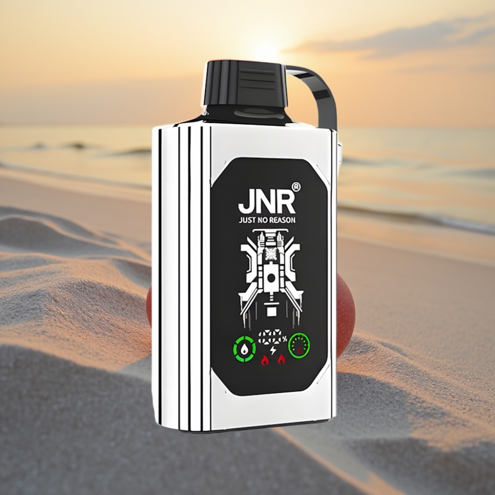 JNR Shisha Hookah Box 20500 Puffs Vienreizējās lietošanas vape Divu Āboli, HD displejs, 1000mAh, 25ml, Dual Mesh Coil, Type-C