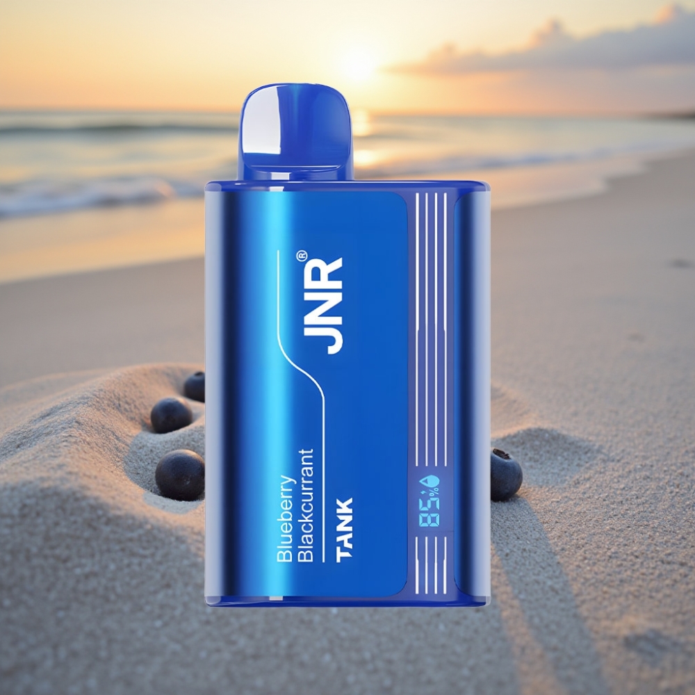 JNR Tank 10000 Puffs Vienreizējās lietošanas vape Zilā ērberte/upene, 650mAh, Digitālais displejs, 20ml