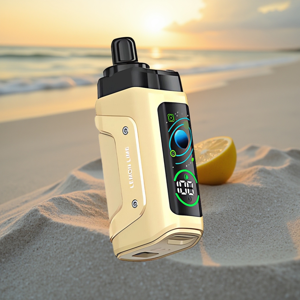 Razz Bar 45000 Puffs Vienreizējās lietošanas vape Citrons & Laims, 1.0 Ohm, Type-C, 20 mg/ml
