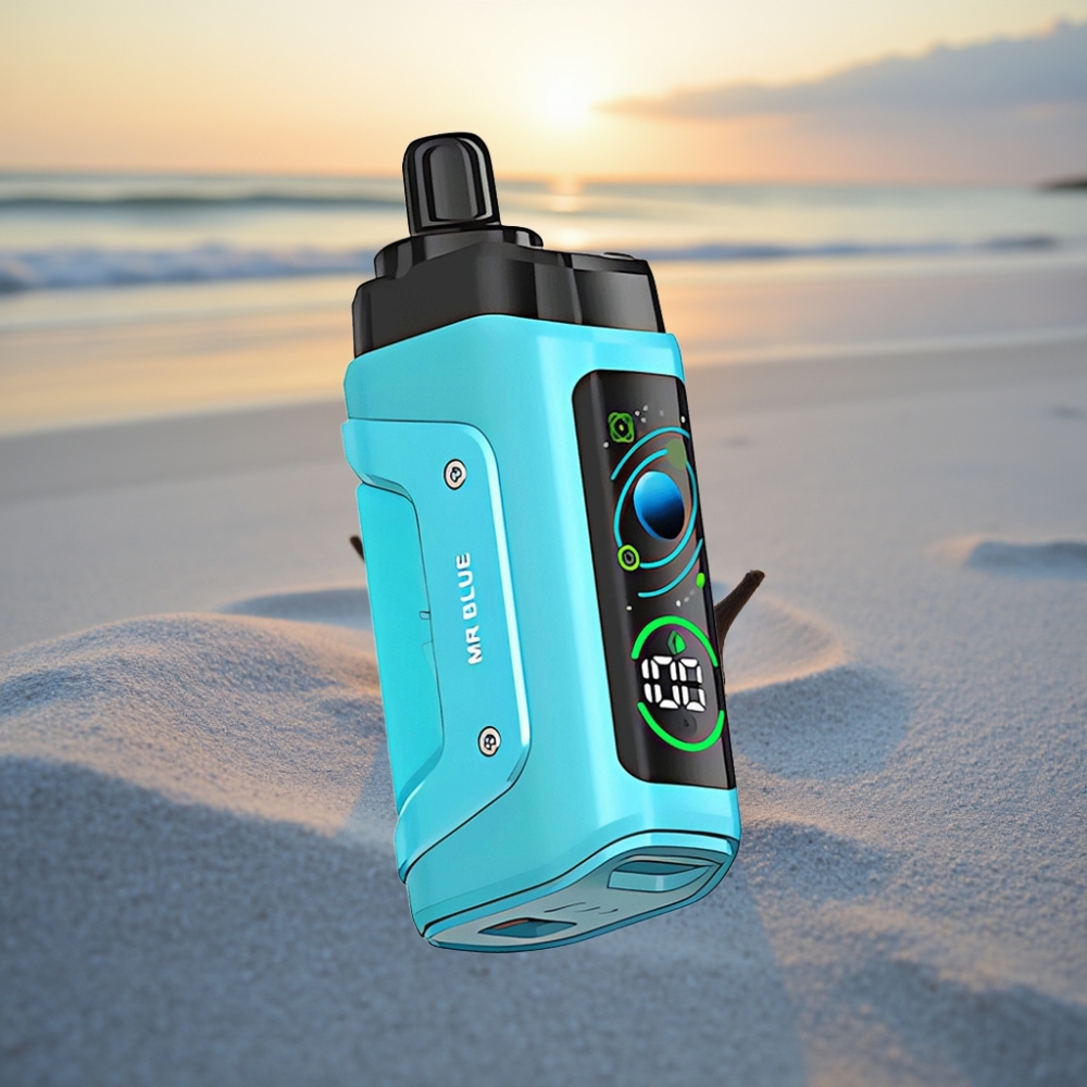 Razz Bar 45000 Puffs Vienreizējās lietošanas vape Kungs Zils (45000 Puffs, 1.0 Ohm, 650mAh, Type-C)