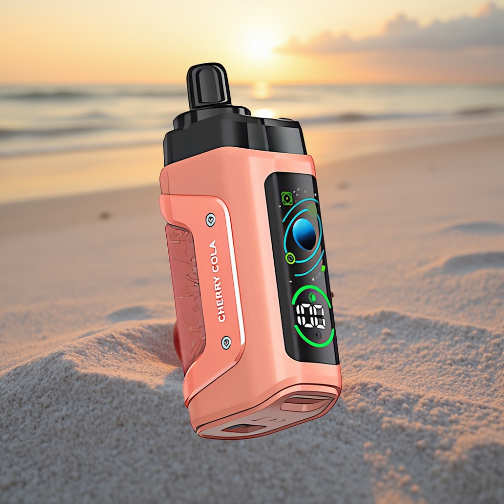 Razz Bar 45000 Puffs Vienreizējās lietošanas vape Ķiršu Kola, 1.0 Ohm, Type-C, 20 mg/ml