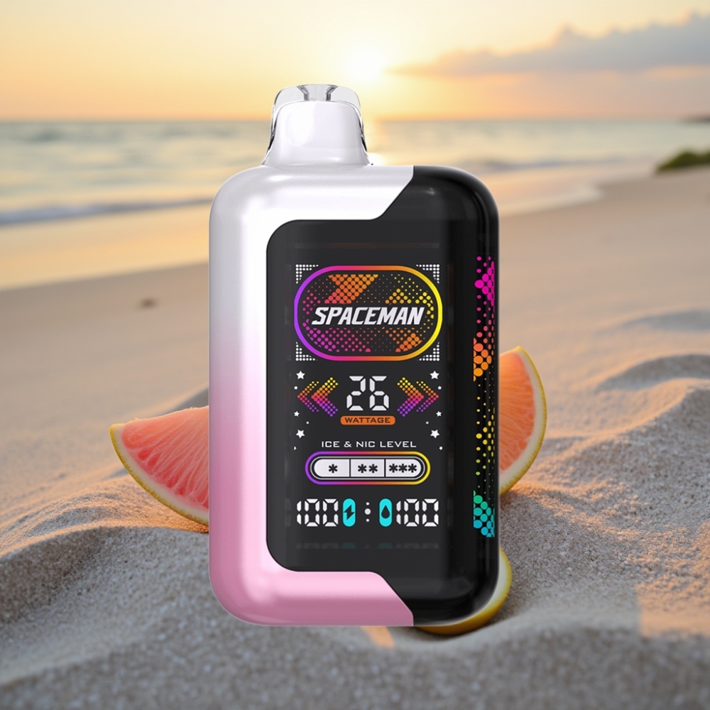 SMOK SPACEMAN SP40000 Zero Nikotīna Vienreizējās lietošanas vape Rozā Citronāde 40000 Puffu, 20ml, 1000mAh