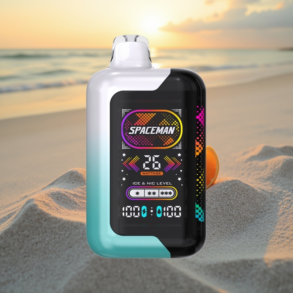 SMOK Spaceman SP40000 Zero Nikotīna Disposable 20ml Svaiga Mētra 40000 Puffs 1000mAh 2.28" LED