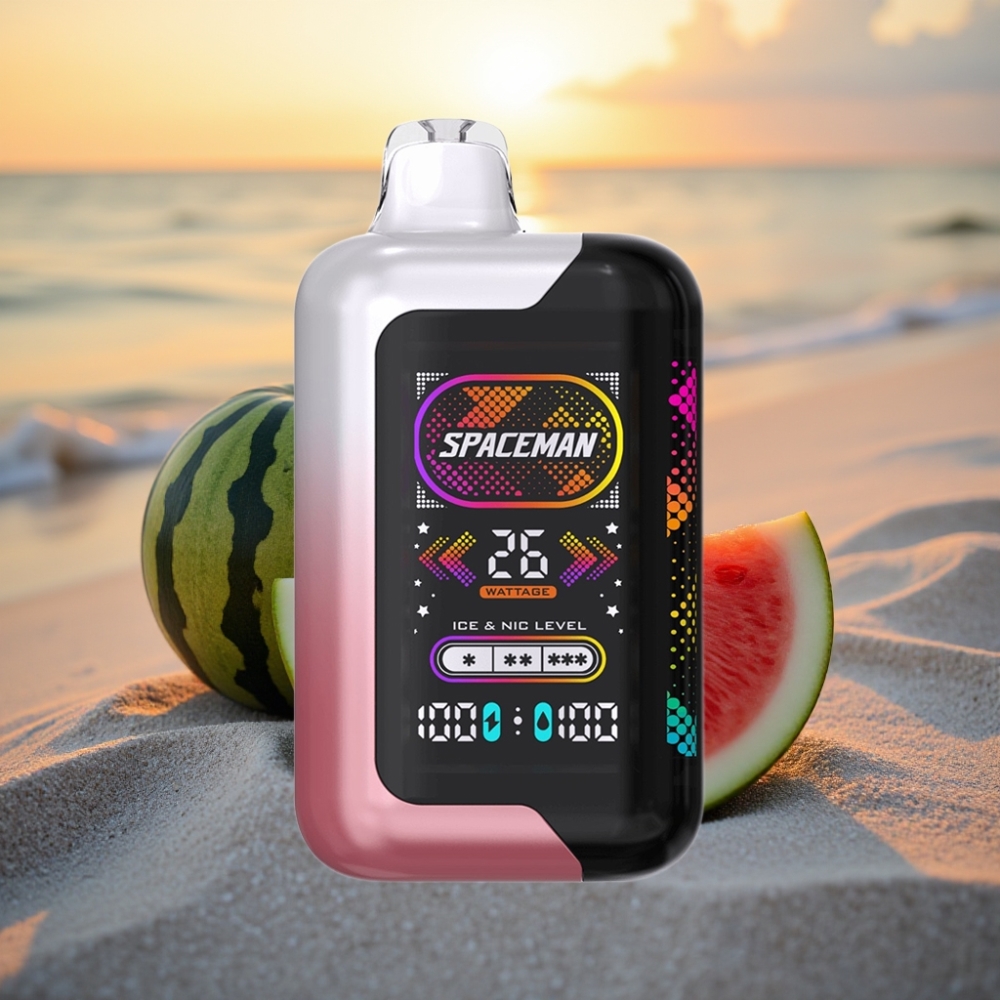 SMOK Spaceman SP40000 Zero Nikotīna Disposable 40000 Pūkšu Arbūzu Ledus 20ml 1000mAh