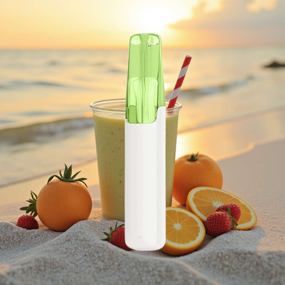 Snowplus Dash 4000 Pūfu Vienreizējā ierīce Keramikas atomizētājs 7,5 ml Matcha Smūtija