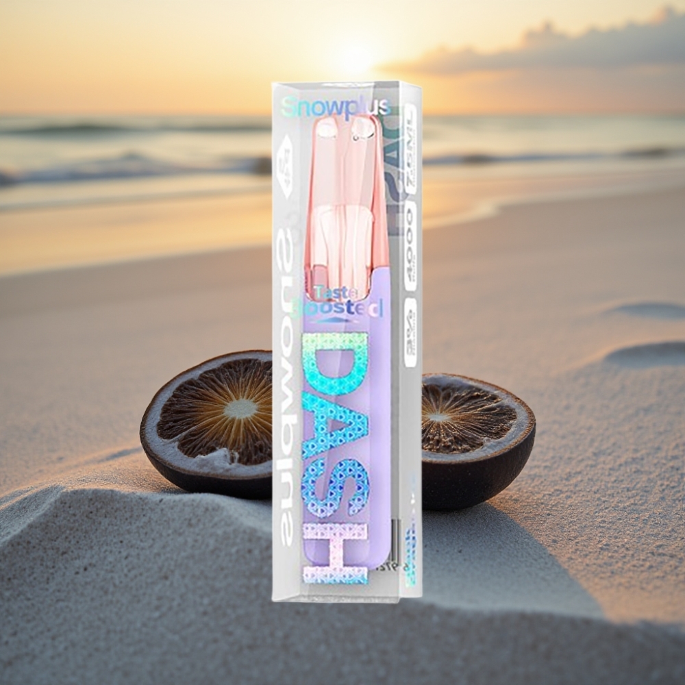 Snowplus Dash 4000 Puffs Disposable ierīce – Melnais Pūķa Ledus (Keramikas atomizētājs, 530 mAh, 7.5 ml)