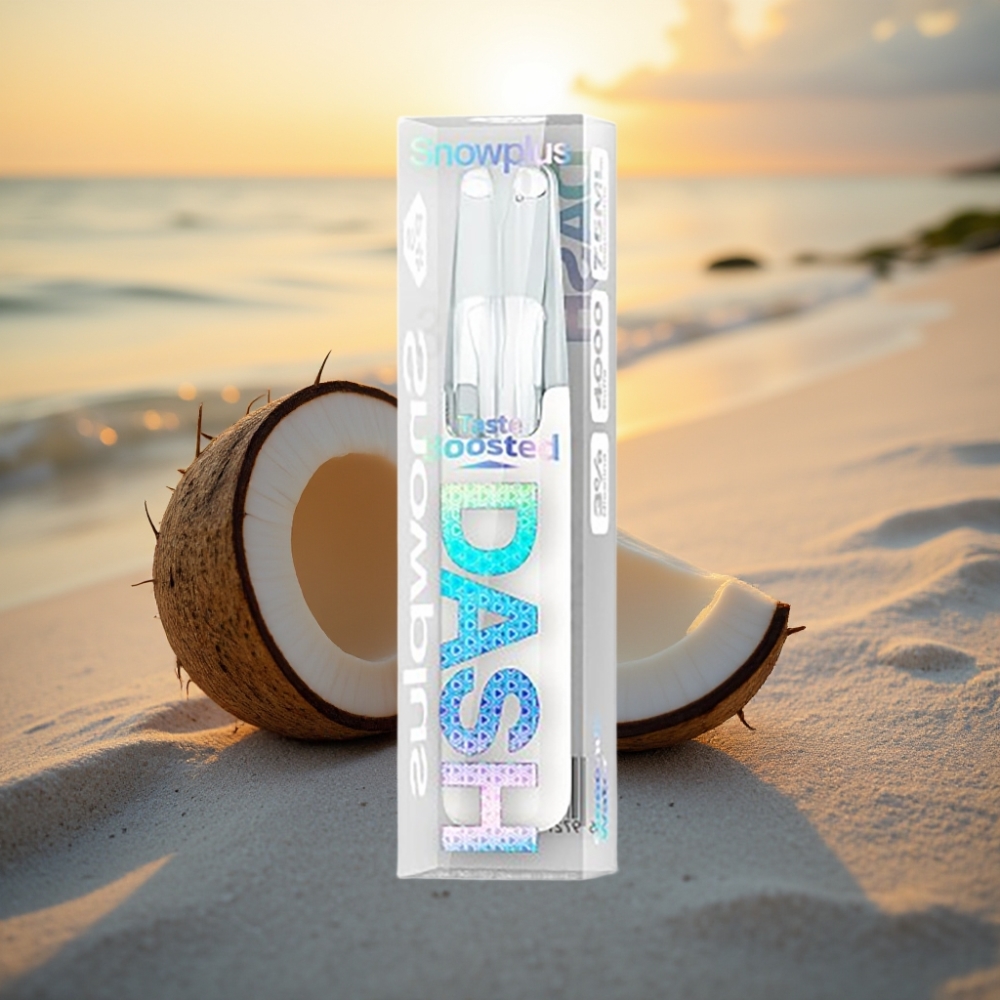Snowplus Dash 4000 Puffs Dispozabālā Ierīce Keramikas Atomizers 530mAh 7.5ml Kokosūdens
