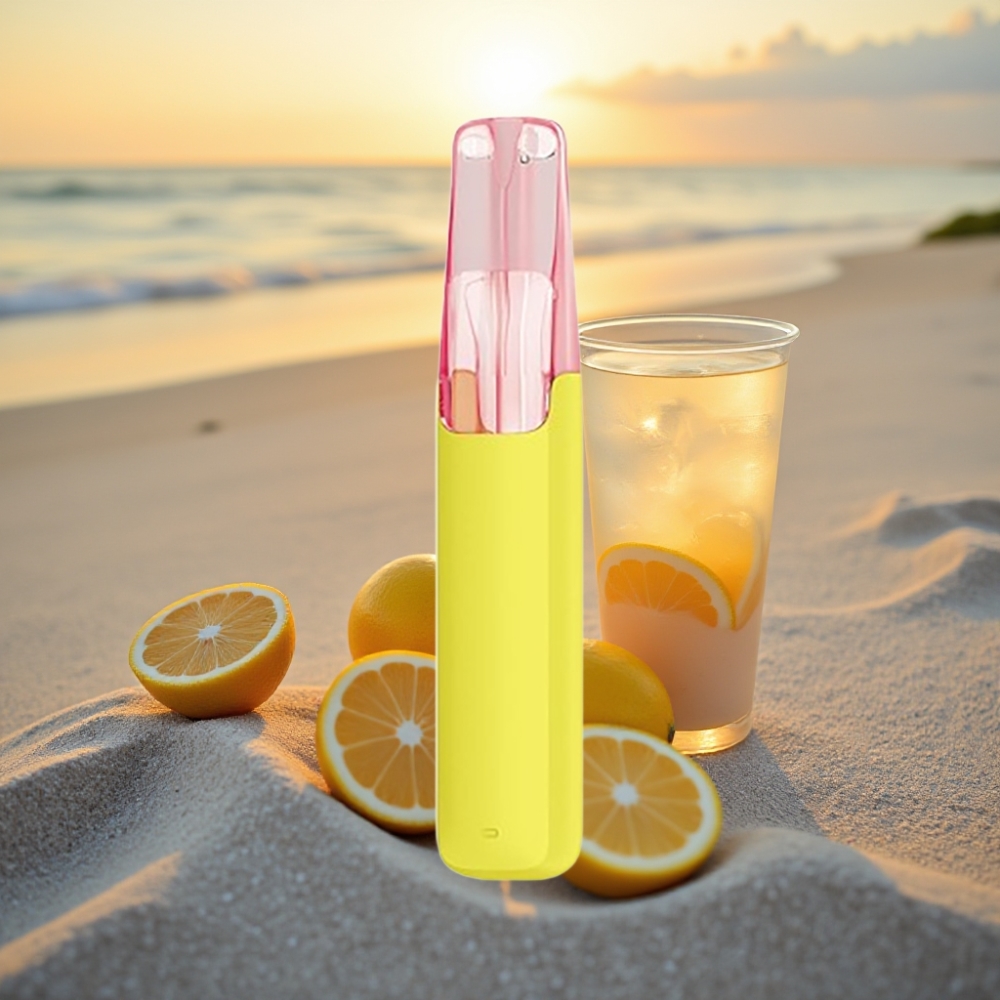 Snowplus Dash 4000 Puffs Dispozabālā ierīce Citronu Ledus Tēja, Keramikas atomizers, 530 mAh, 7.5 ml