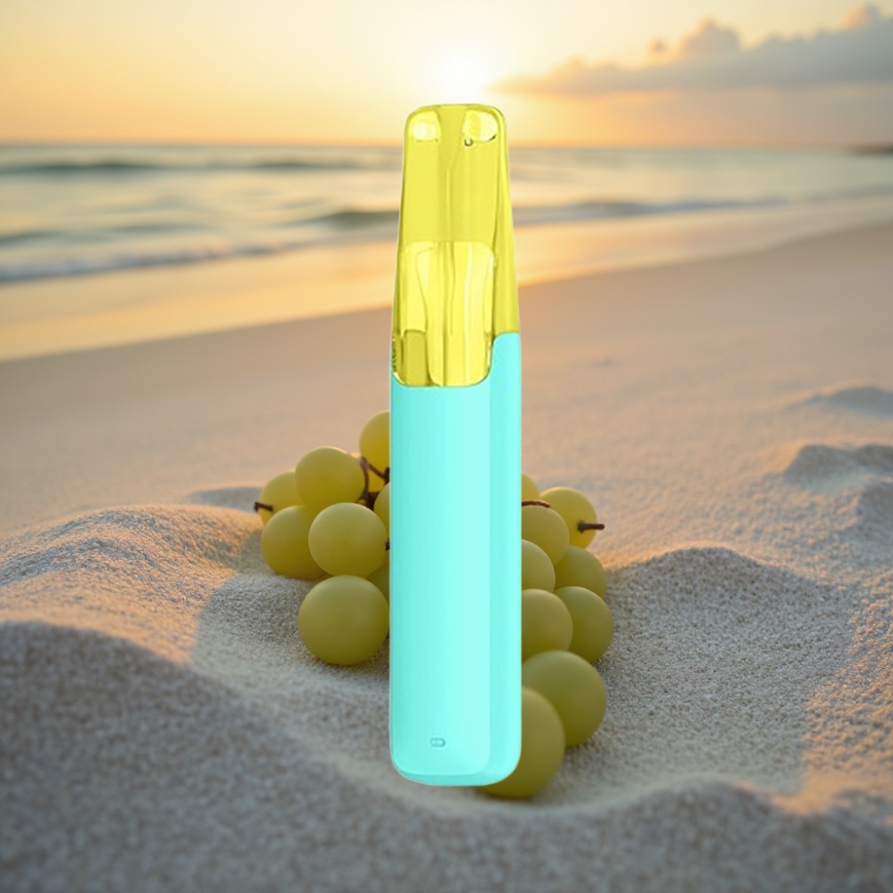 Snowplus Dash 4000 Puffs Izdarāma Ierīce Zaļā Vīnoga, Keramikas Atomizers, 530 mAh, 7.5 ml