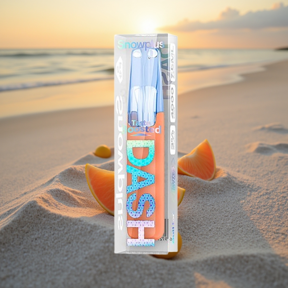 Snowplus Dash 4000 Puffs Izmērītais Ierīce Bull Ledus, Keramikas Atomizers, 7.5 ml, 3%/5% Nikotīna