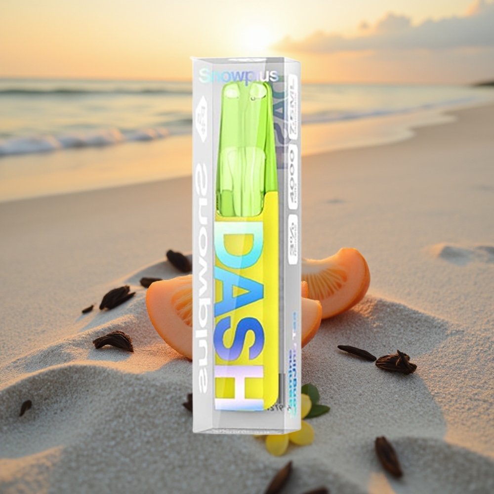 Snowplus Dash 4000 Puffs Izmetamā ierīce Ceramikas atomizers 530 mAh 7.5 ml Žasmīna LongJing tēja
