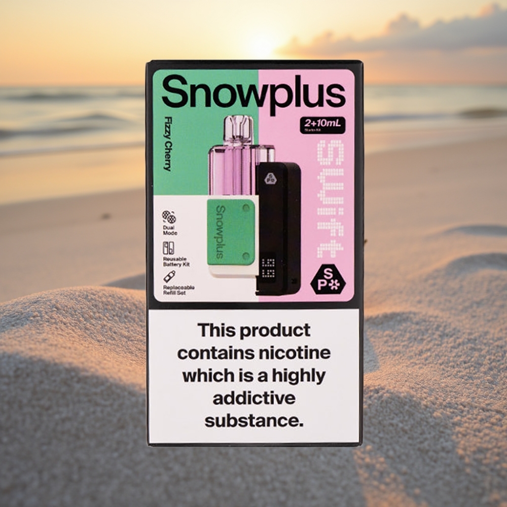 Snowplus Swift 5000 Pūfu Iepildāmā Podu Ierīce Duālais Tīkls 1000 mAh Dzirkstošā Ķirše