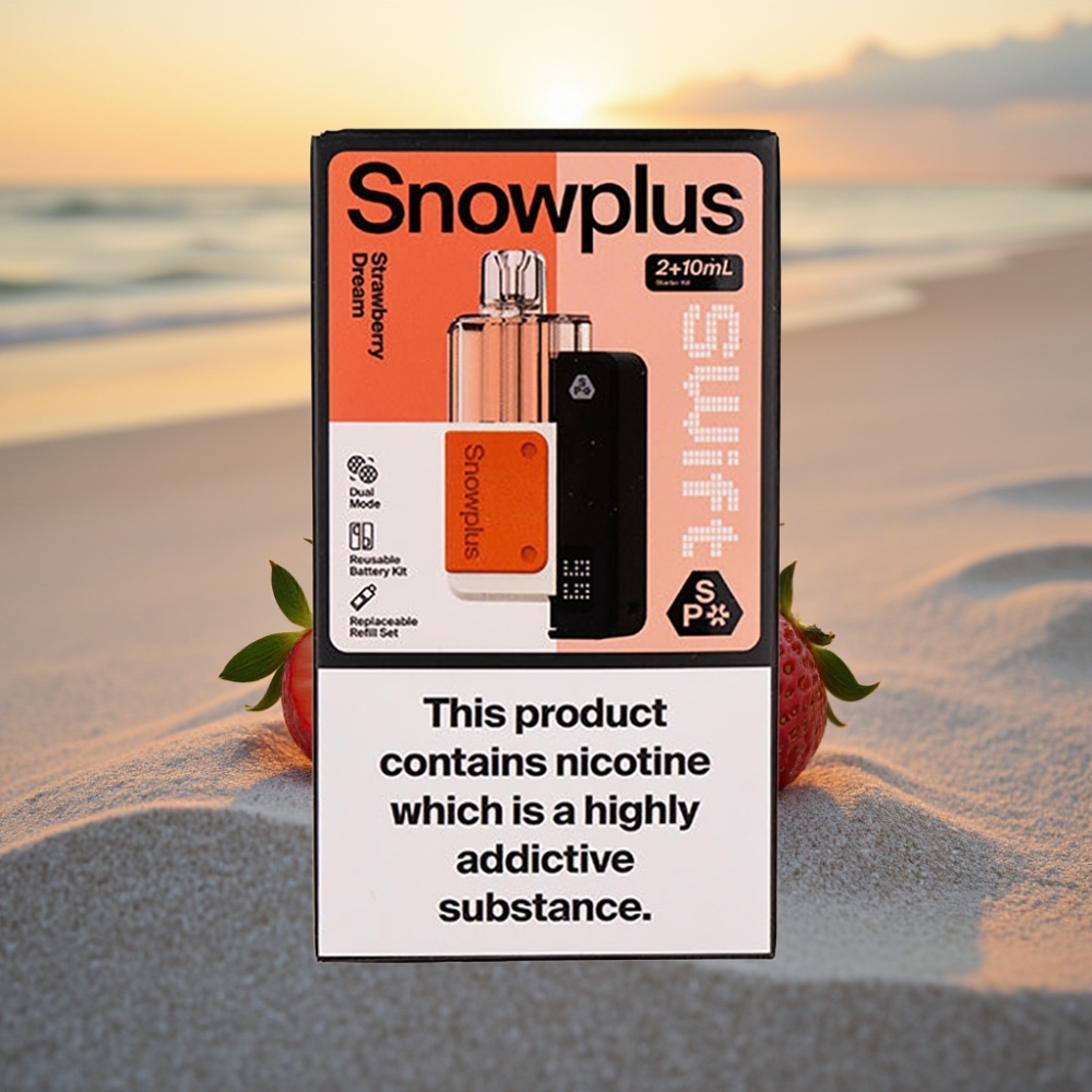 Snowplus Swift 5000 Puffs Iepildīta Podu Ierīce ar Zemeņu Sapni, 1000 mAh, 2+10 ml, 2% nikotīna