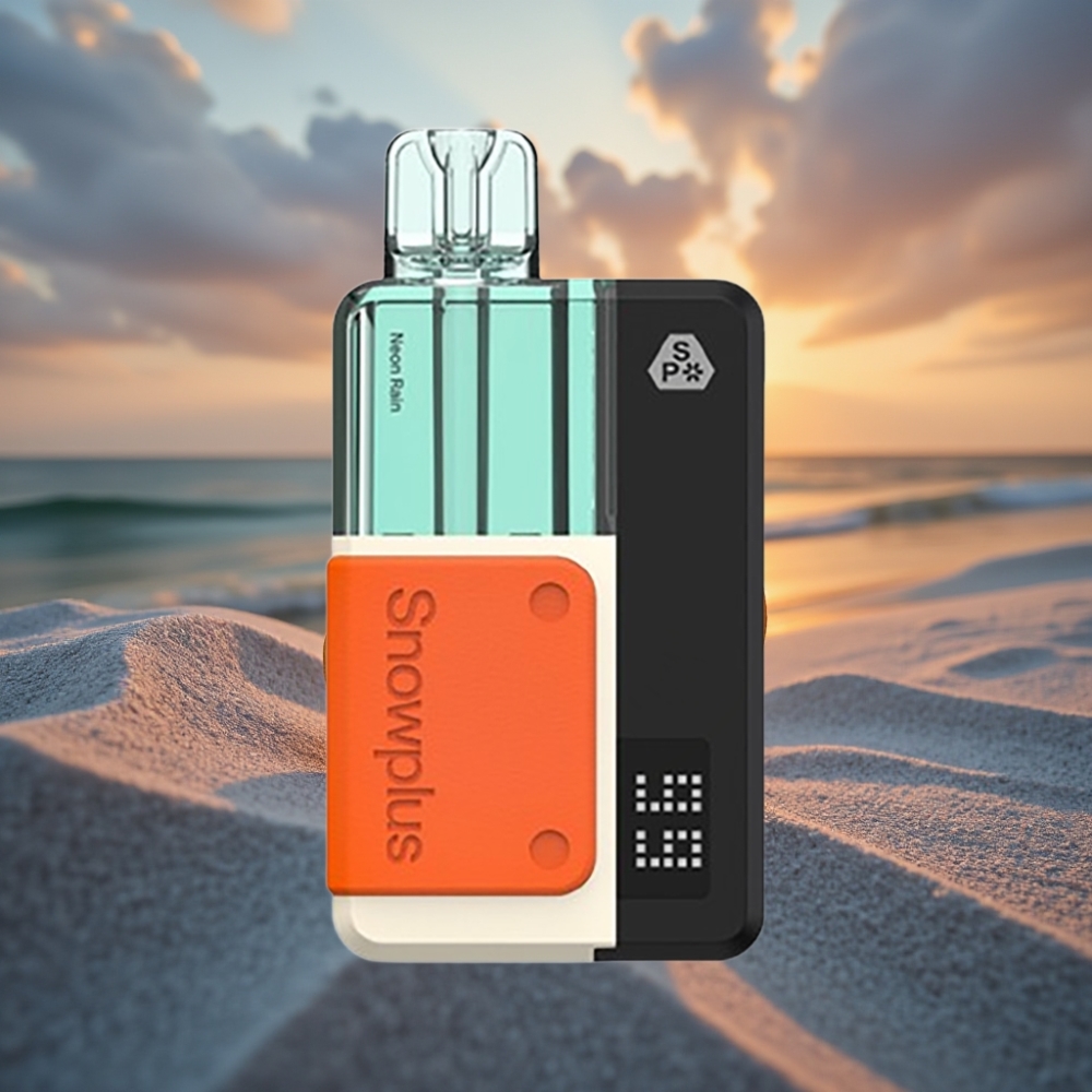 Snowplus Swift 5000 Puffs Iepriekšējā Podu Komplekts Dual Mesh 1000 mAh Neonus Lietus
