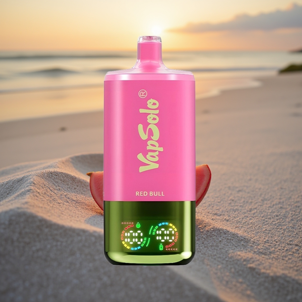 VapSolo Triple 30000 Puffs Izmērītājs Vape "Red Bull" 40ml, 20/50 mg/ml, 3 tvertnes, Type-C