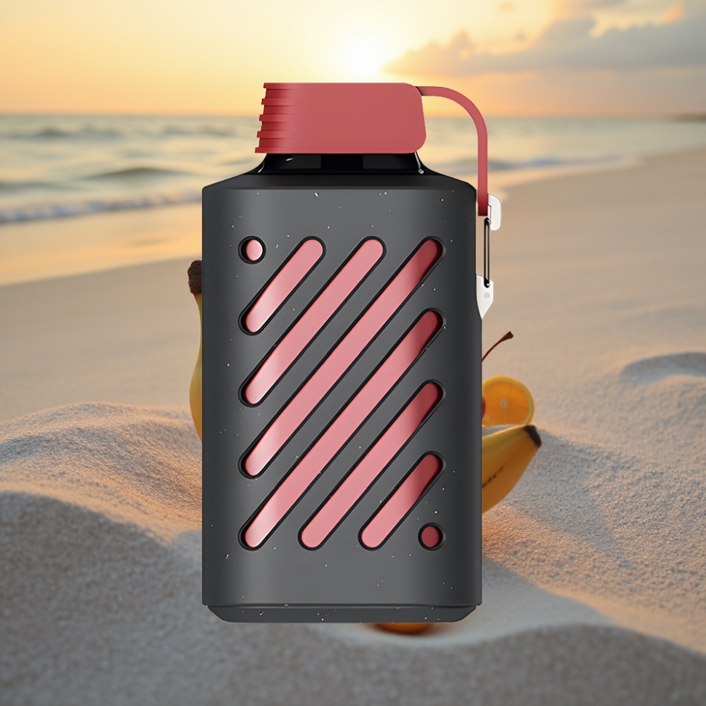 VOZOL GEAR 10000 Vienreizējās lietošanas vape Pūpene Banāns Ķirsis (10000 Puffi, 20ml, 500mAh)