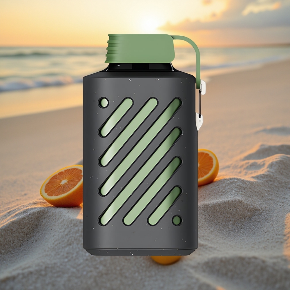 VOZOL GEAR 10000 Vienreizējās lietošanas vape Skābā ābola ledus 10000 Puffi, VAMT siets, 20 ml