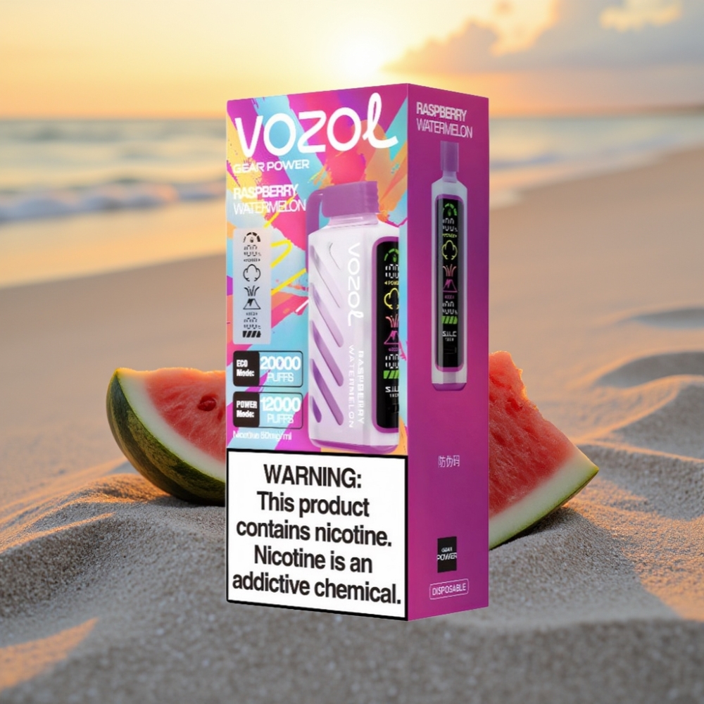 VOZOL Gear Power 20000 Puffs Vienreizējās lietošanas vape Avenu Arbūzs