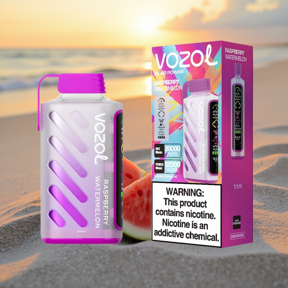 VOZOL Gear Power 20000 Puffs Vienreizējās lietošanas vape Avenu Arbūzs