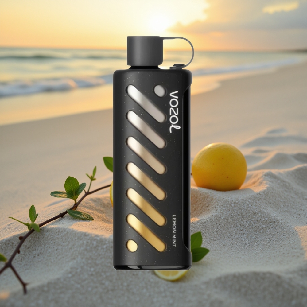 VOZOL Gear Shisha 25000 Ieplūdes Dispečera Vape Citrons Mētra S.i.L.C Tech Dual Mesh 1000mAh