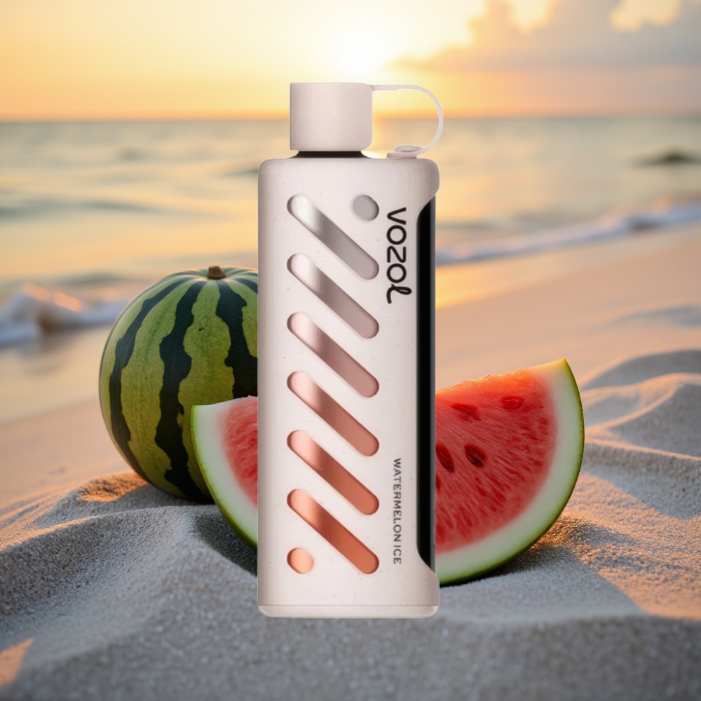 VOZOL Gear Shisha 25000 Pūtas Vienreizējās lietošanas vape Arbūzu Ledus, S.i.L.C Tech, Dual Mesh, 1000mAh