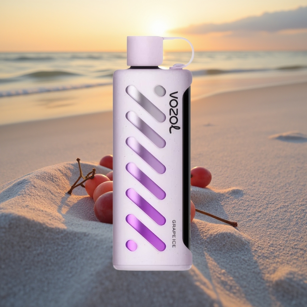 VOZOL Gear Shisha 25000 Pūtas Vienreizējais Vape Vīnogu Ledus ar S.i.L.C Tech un Dual Mesh