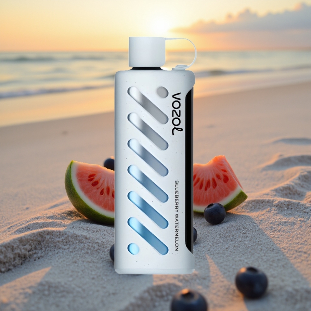 VOZOL Gear Shisha 25000 Puffs Divu režīmu, S.i.L.C Tech, 1000mAh, Zemenes Arbūzs