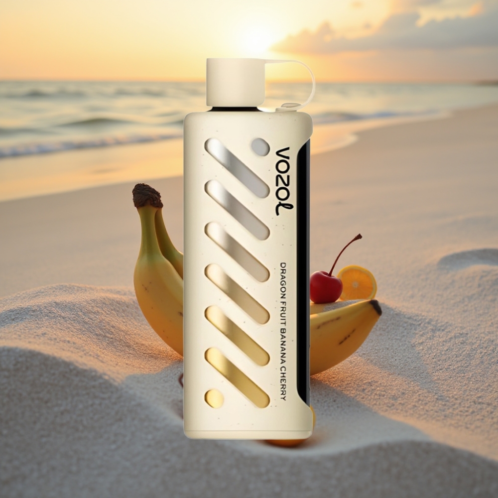 VOZOL Gear Shisha 25000 Puffs Vienreizējās lietošanas vape Draģeļaugļu Banānu Ķiršu S.i.L.C Tech Dual Mesh