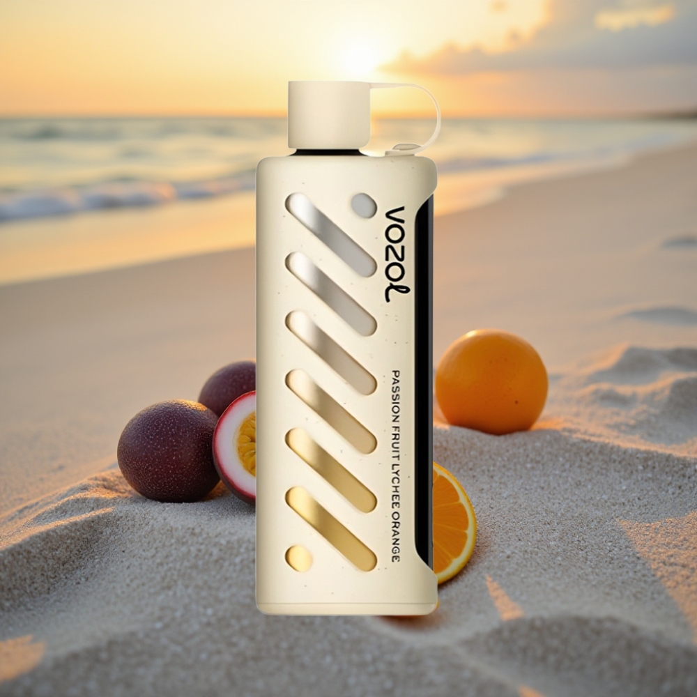 VOZOL Gear Shisha 25000 Puffs Vienreizējās lietošanas vape Marakuja Liči Apelsīns, 1000mAh, S.i.L.C Tech, Dual Mesh