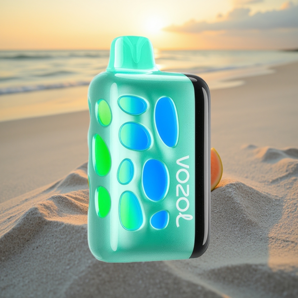 VOZOL RAVE 40000 Izmetamais Veips 270° Spilgtā Gaisma Atdz. Piparmētra 20/50mg/ml 1000mAh