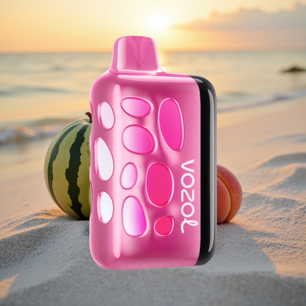 VOZOL RAVE 40000 Vienreizējās lietošanas vape Arbūzu Persiku Garša, 1000mAh, 270° Spožs Dizains, 20/50mg/ml Nikotīns