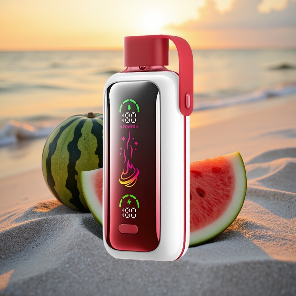VOZOL Star 20000 Puffs Vienreizējās lietošanas vape Arbūzu Ledus ar 2.2" HD ekrānu, Dual Mesh, 650mAh