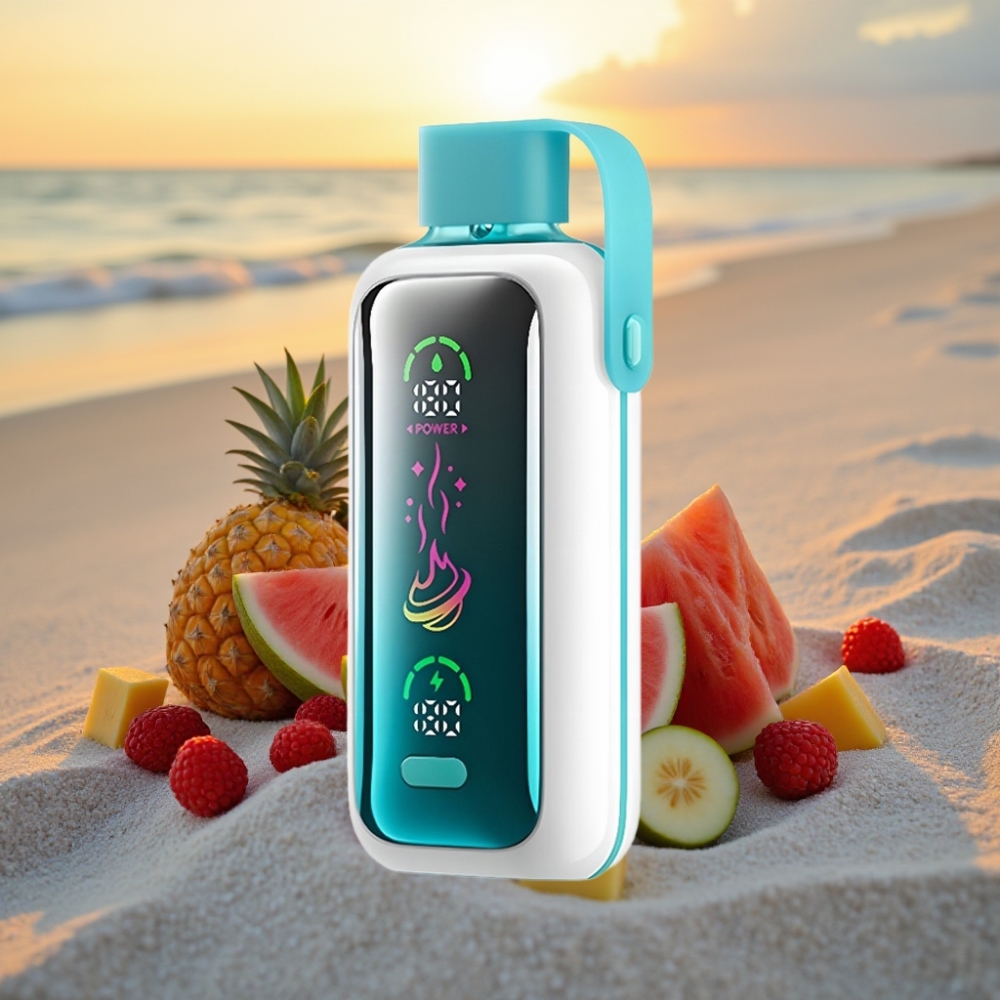 VOZOL Star 20000 Puffs Vienreizējās lietošanas vape Avenuļu Ābolu Arbūzu Ananāsu, 2.2" HD ekrāns, Dual mesh, 650mAh
