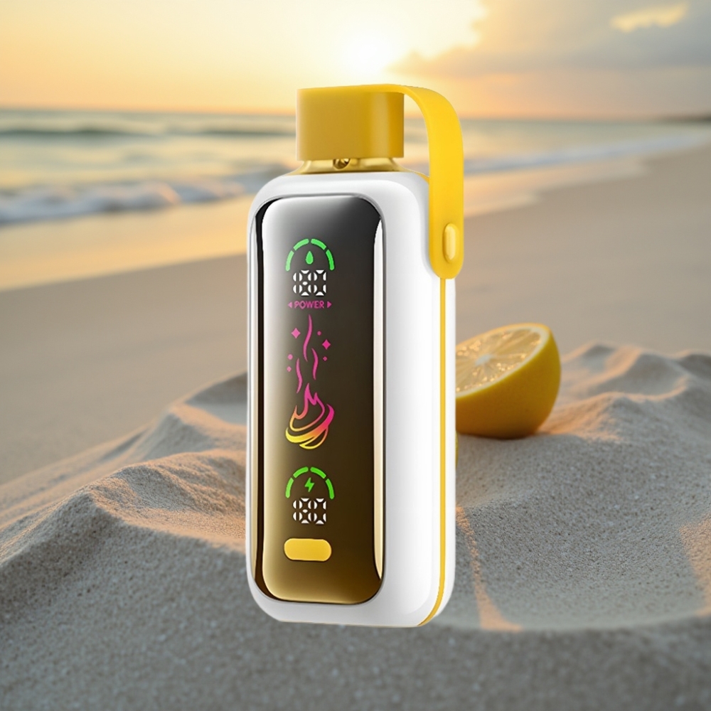 VOZOL Star 20000 Puffs Vienreizējās lietošanas vape Citrons&Laimes, 2.2" HD spoguldisplejs, Dual mesh, 650mAh, 0/20/50mg/ml