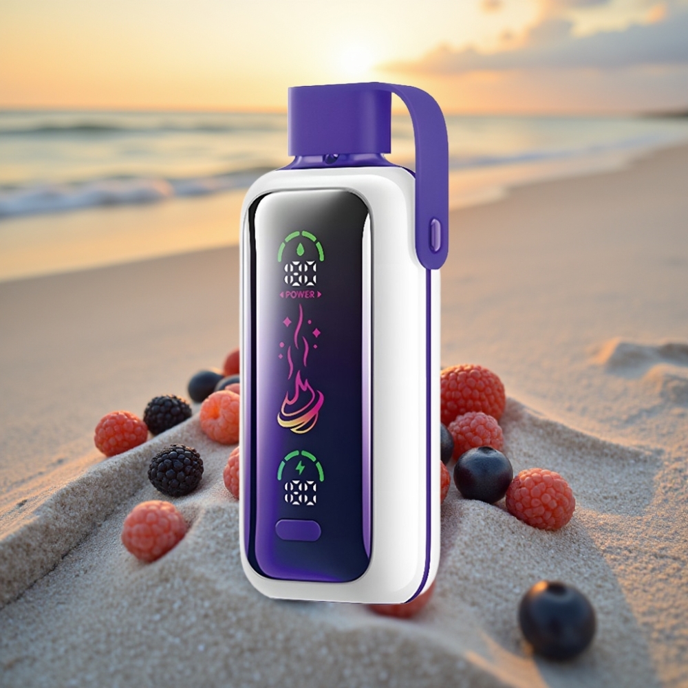 VOZOL Star 20000 Puffs Vienreizējās lietošanas vape (Jauktas ogas) ar 2.2" HD ekrānu, Dual mesh, 650mAh