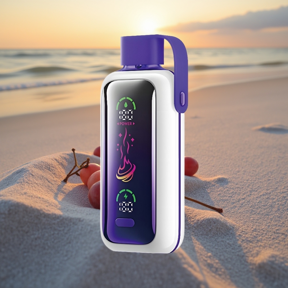 VOZOL Star 20000 Puffs Vienreizējās lietošanas vape Vīnogu Ledus, 2.2" HD, Dual Mesh, 650mAh