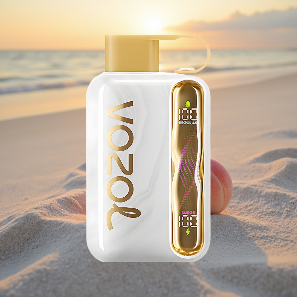 VOZOL STAR 40000 Pūšas Vienreizējās lietošanas vape Baltā Persīke Aveņu 1000mAh Type-C 20/50mg/ml