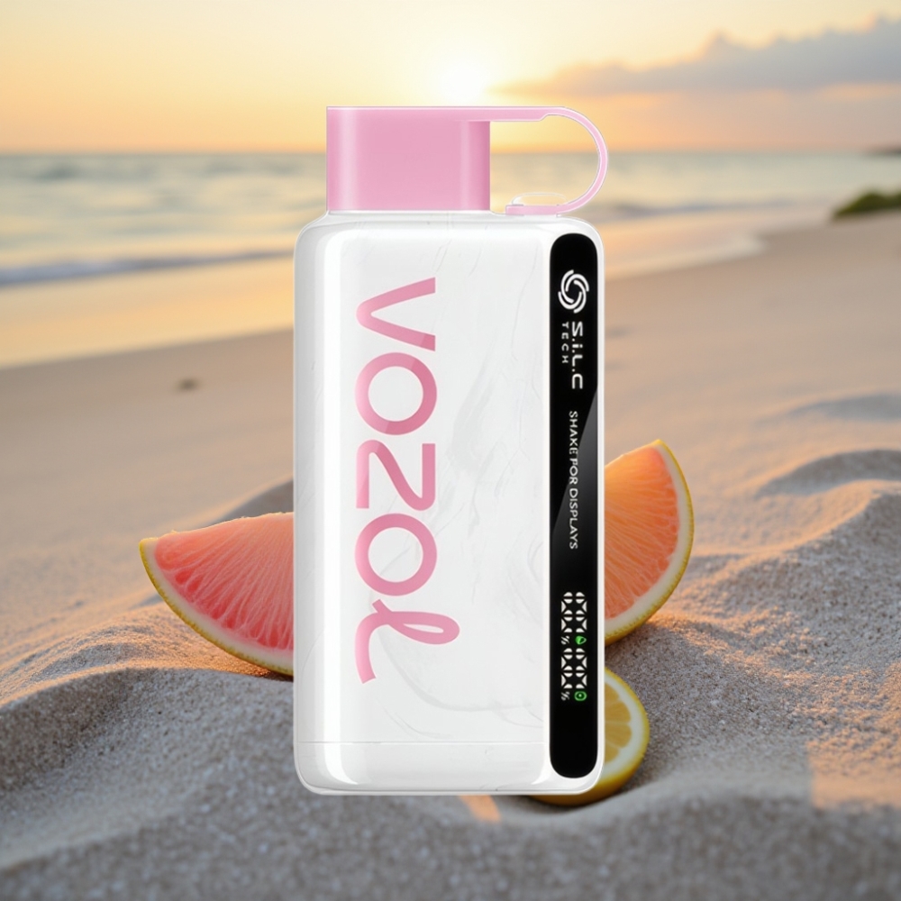 VOZOL STAR 9000/12000 Izmēšamais Veips Rozā Limonāde, S.i.L.C TECH, 650mAh, 30% ātrāk uzlādējams