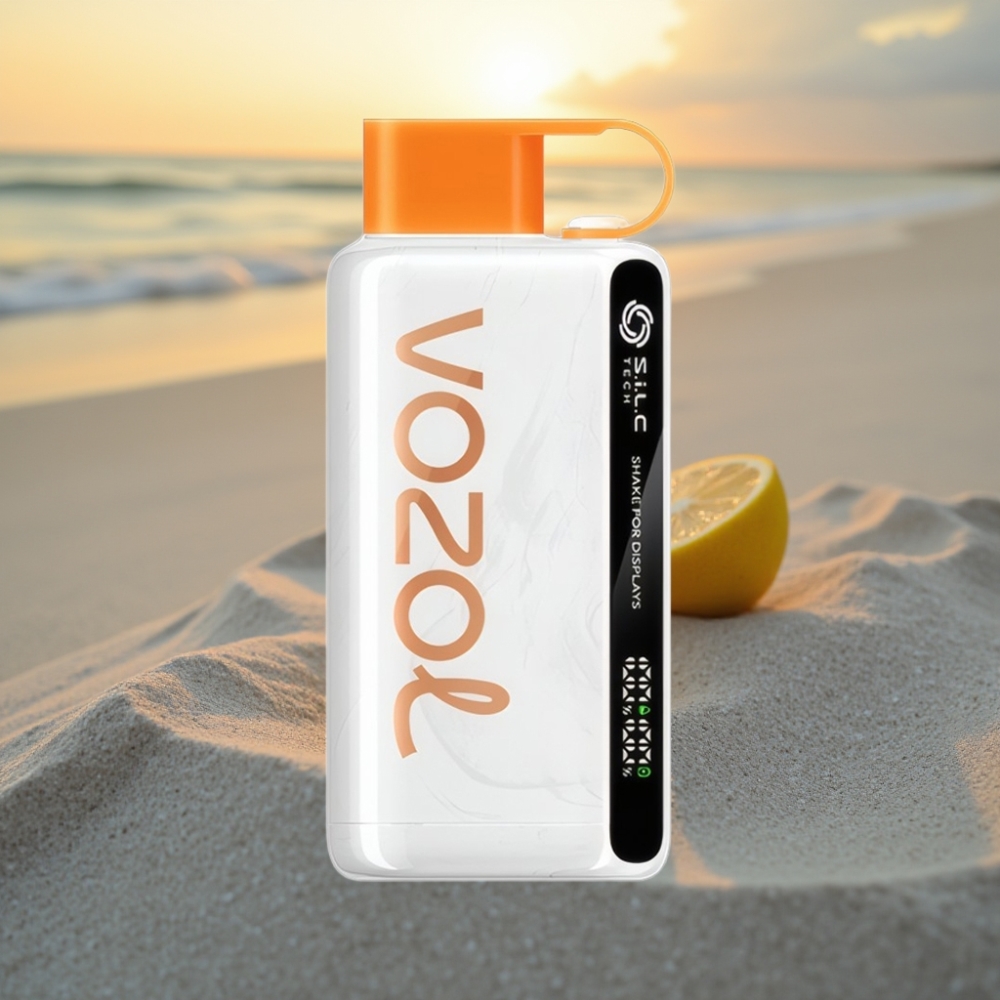 VOZOL STAR 9000/12000 Izmetamais Veips Citrons Laimes + S.i.L.C TECH, 30% ātrāka uzlāde, 650mAh