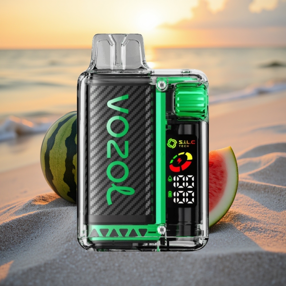 VOZOL Vista 20000 Pūšu Uzlādējams Vienreizējās lietošanas vape Arbūza Ledus OLED 650mAh 2%