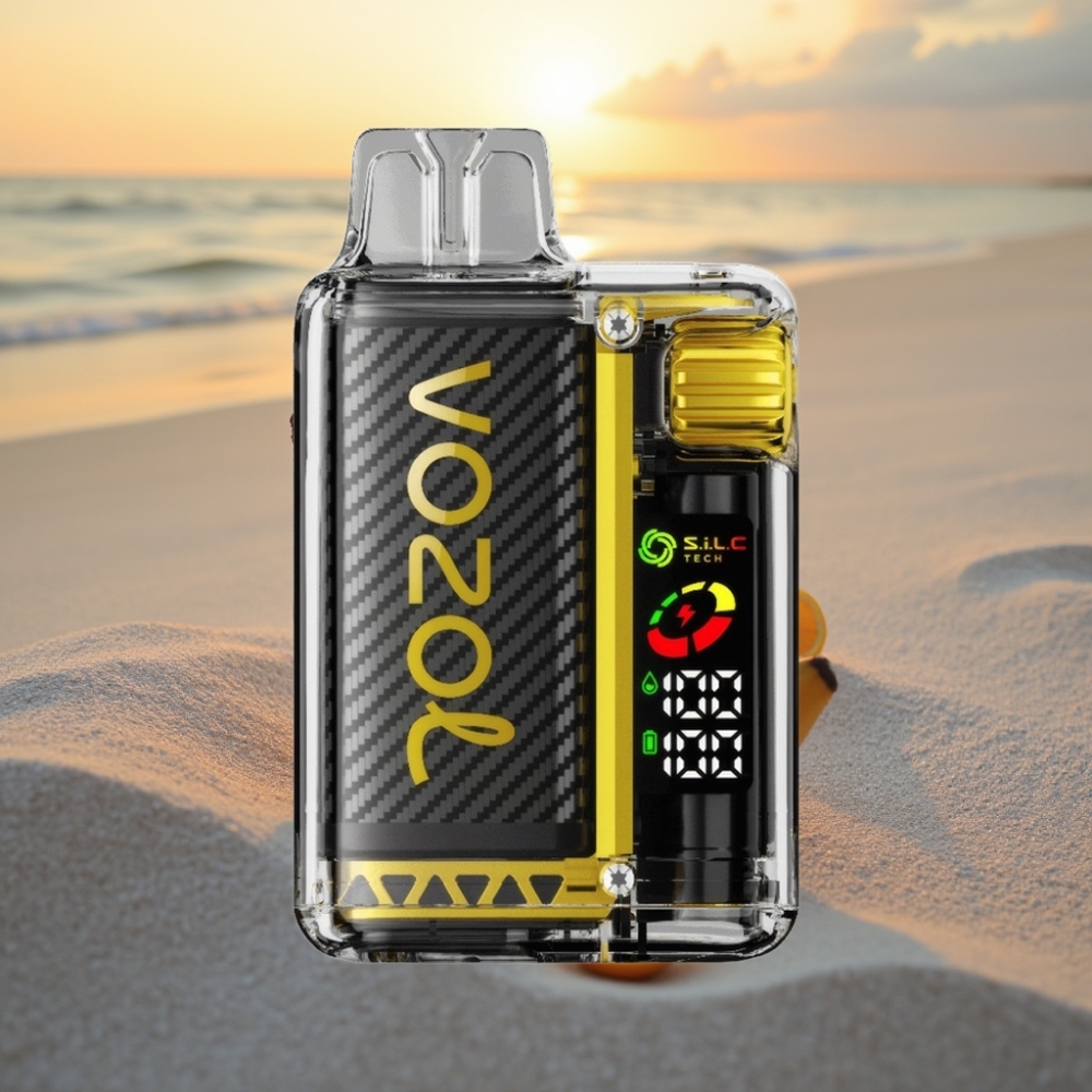 VOZOL Vista 20000 Puffs Atkārtojami Uzlādējams Vaps Pūķaugļu Banānu Ķiršu Garša OLED Ekrāns 650mAh
