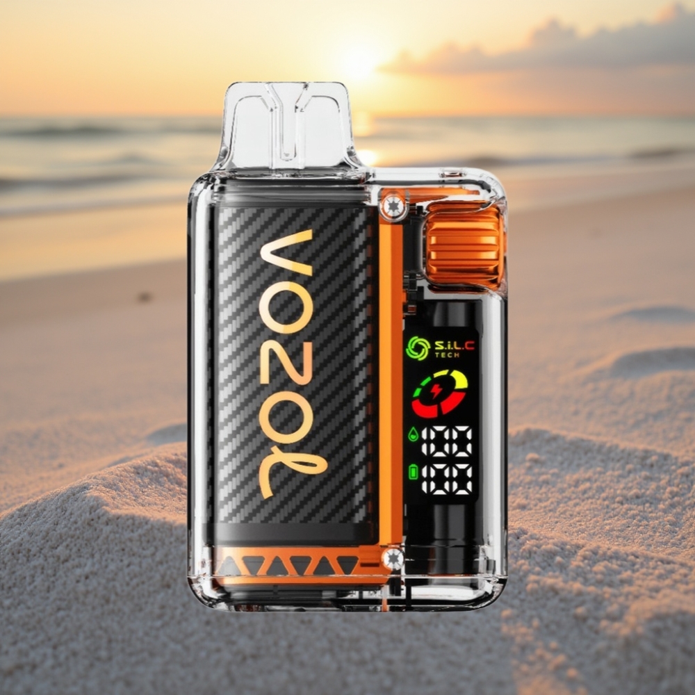 VOZOL Vista 20000 Puffs Pārkārtojams Vēpēšanas Ierīce ar 650mAh Akumulatoru, 2% Nikotīna, Šķērsmiju Siltuma Spole un OLED Ekrānu, Ķiršu Kola