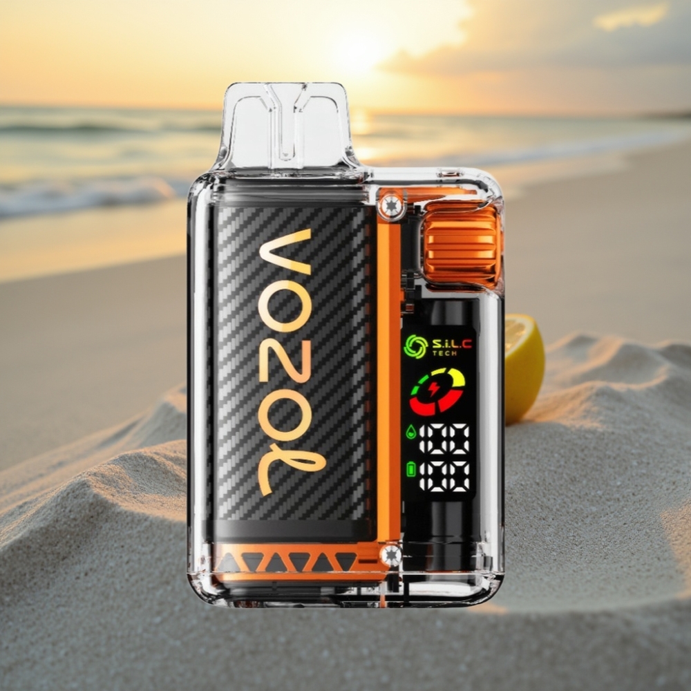 VOZOL Vista 20000 Puffs Vienreizējās lietošanas vape Citrons-Laima, 650mAh, 2% Nikotīns, OLED, S.i.L.C Tech Dual Mesh Coil, MCU, 65% PCR, TPD, MTL