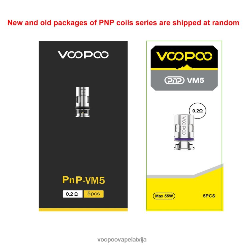 VOOPOO PNP spoles (5gab.) pnp-c1 PDZVF6584 | VOOPOO Vape KitsLatvija
