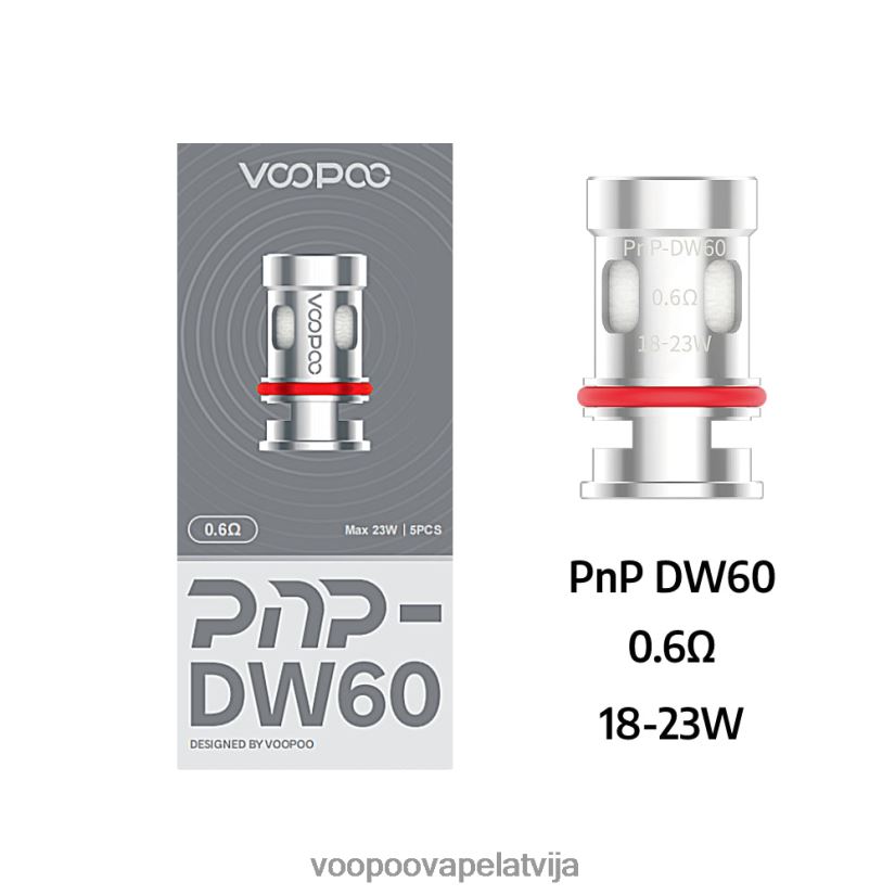 VOOPOO PNP spoles (5gab.) pnp-dw60 PDZVF6604 | VOOPOO Vape KitsLatvija