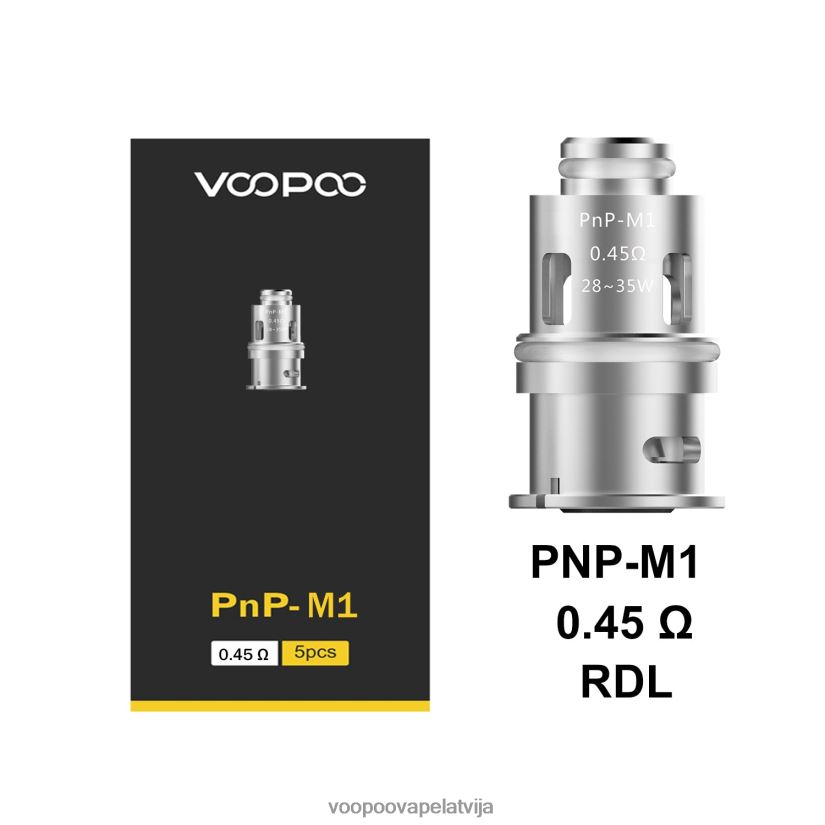 VOOPOO PNP spoles (5gab.) pnp-m1 PDZVF6588 | VOOPOO Vape PodLatvija
