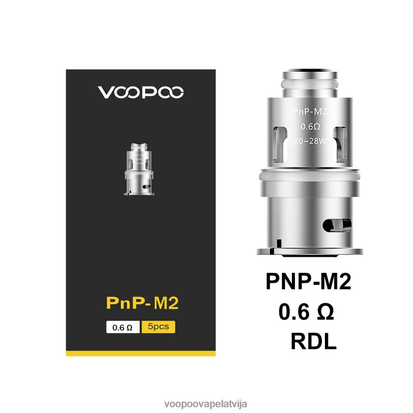 VOOPOO PNP spoles (5gab.) pnp-m2 PDZVF6589 | VOOPOO Vape Coil