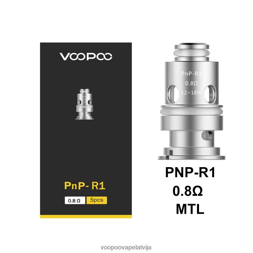 VOOPOO PNP spoles (5gab.) pnp-r1 PDZVF6590 | VOOPOO Vape Store